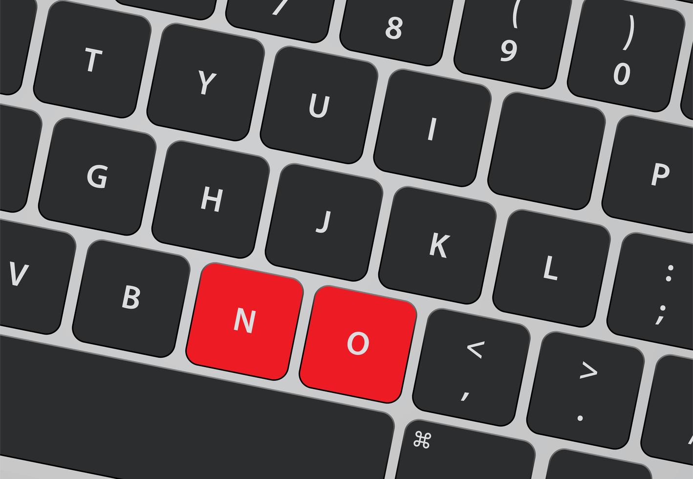Letters on keyboard form a word, vector illustration 310066 Vector Art