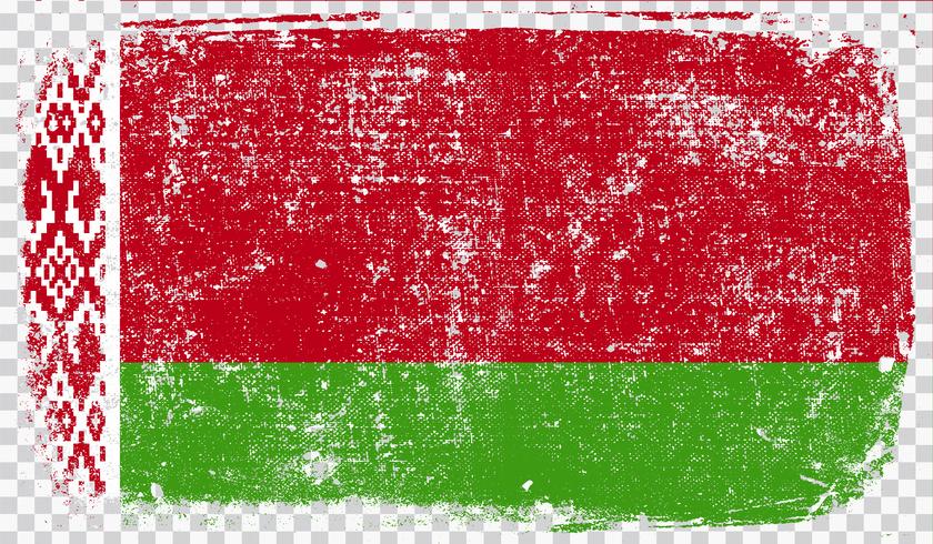 Grounge-styled flag, vector illustration
