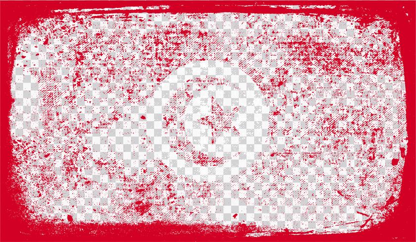 Grounge-styled flag, vector illustration