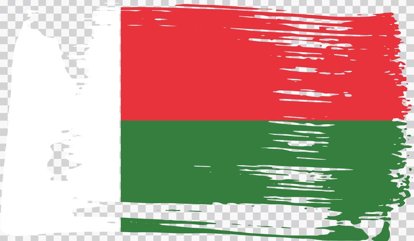 Grounge-styled flag, vector illustration