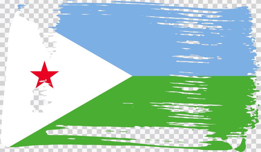 Grounge-styled flag, vector illustration