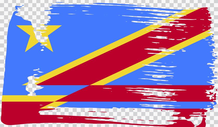 Grounge-styled flag, vector illustration
