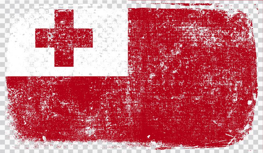 Grounge-styled flag, vector illustration