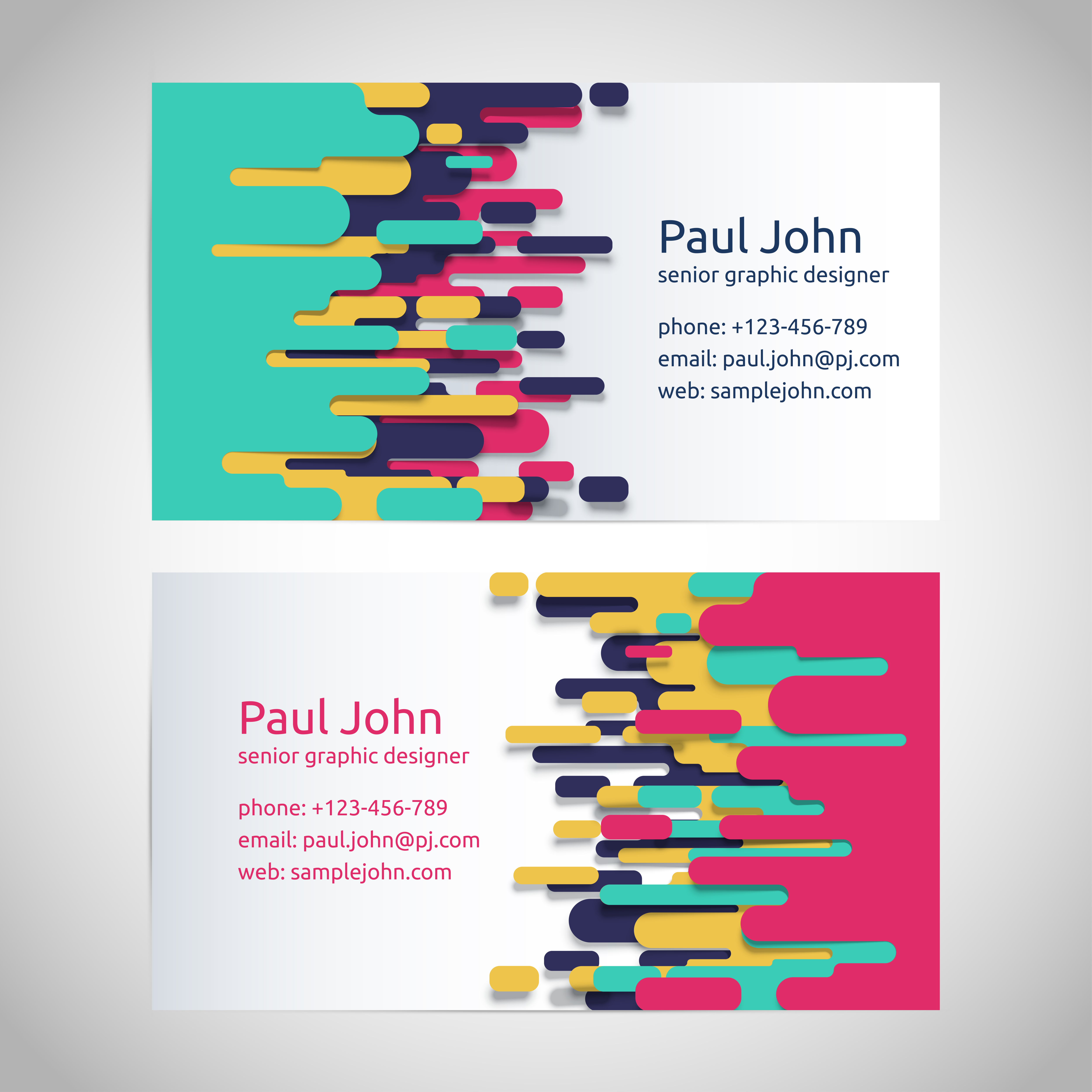 Vector business card template front and back 311686 Vector Art at Vecteezy Vector business card template front and back 311686 Vector Art at Vecteezy