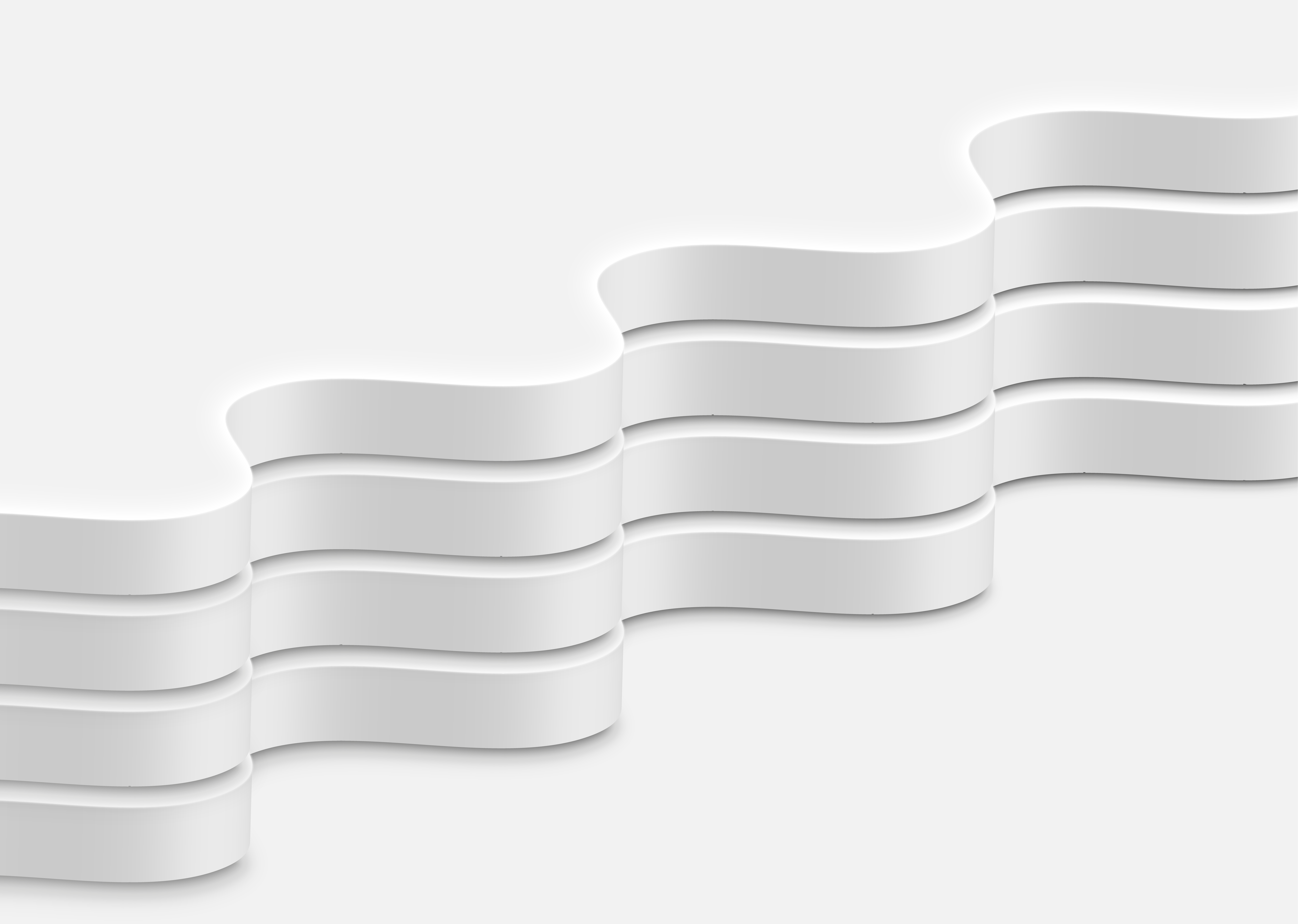 High-detailed abstract white waves, vector illustration 312964 Vector