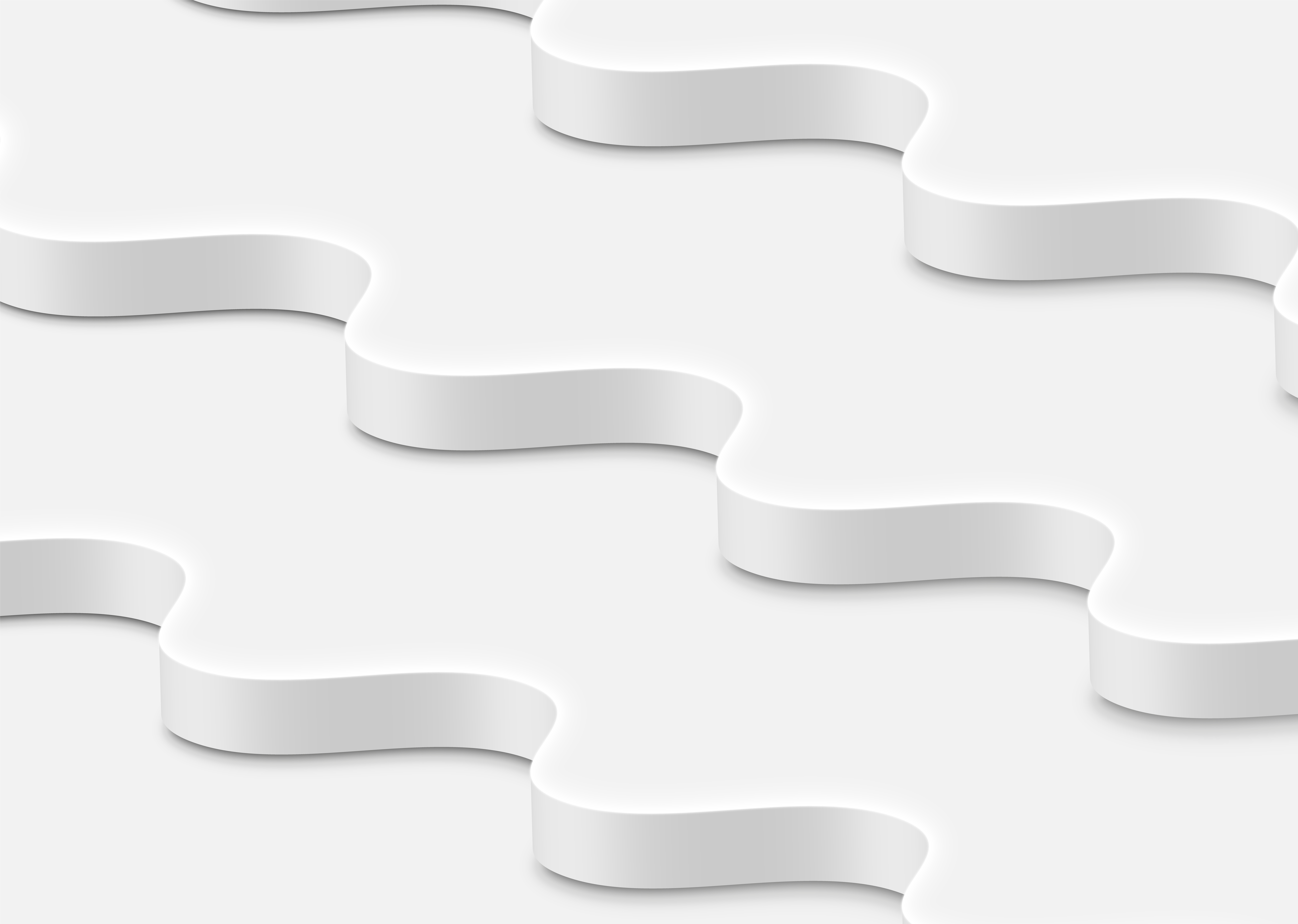 High-detailed abstract white waves, vector illustration 313365 Vector