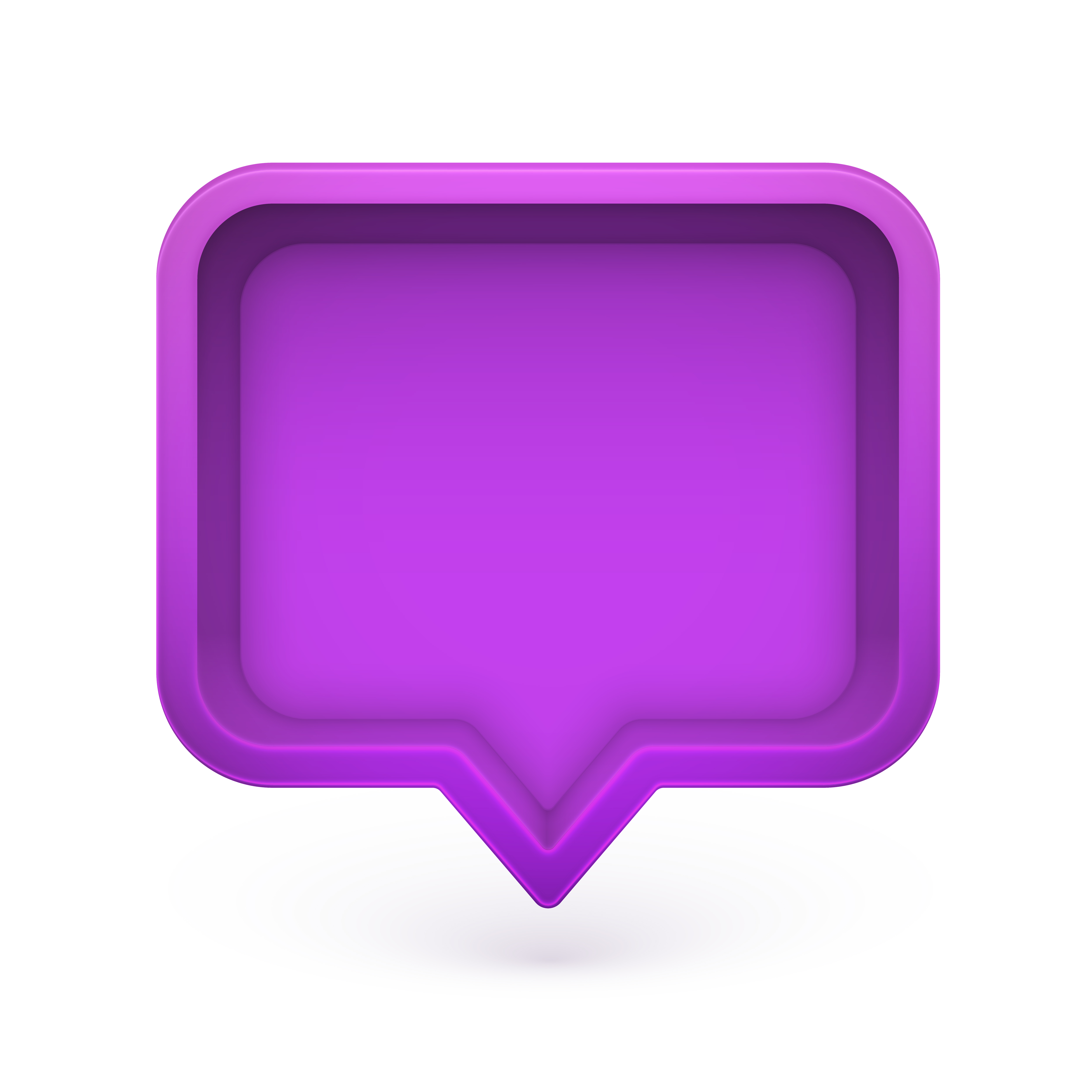 speech bubble 3d icon