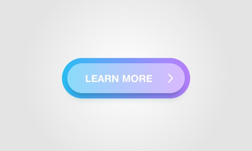 Colorful shiny and clean button for websites and online usage, vector illustration