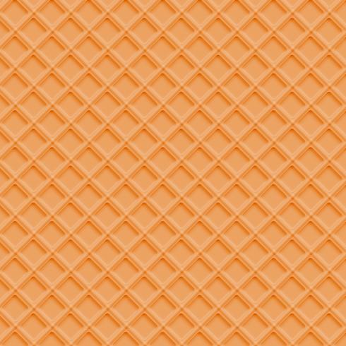 Realistic waffle background vector