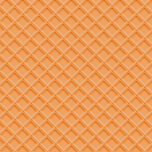 Realistic waffle background vector