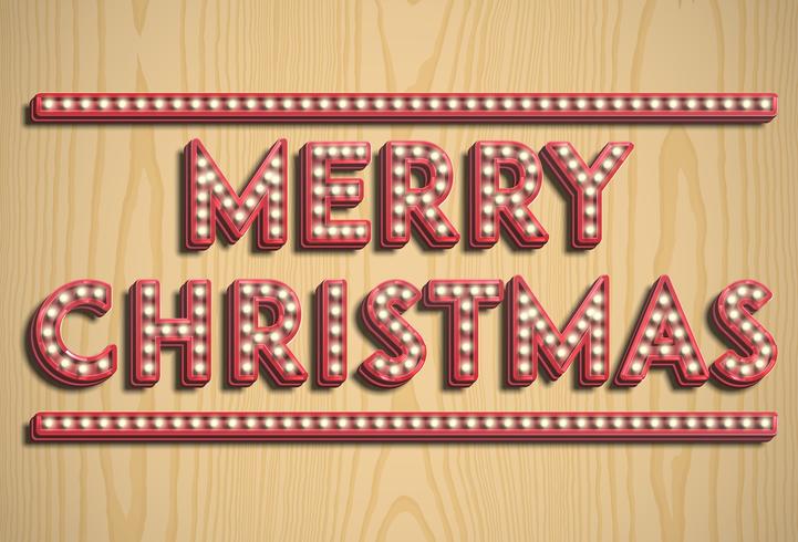 'Merry Christmas' font collection, vector