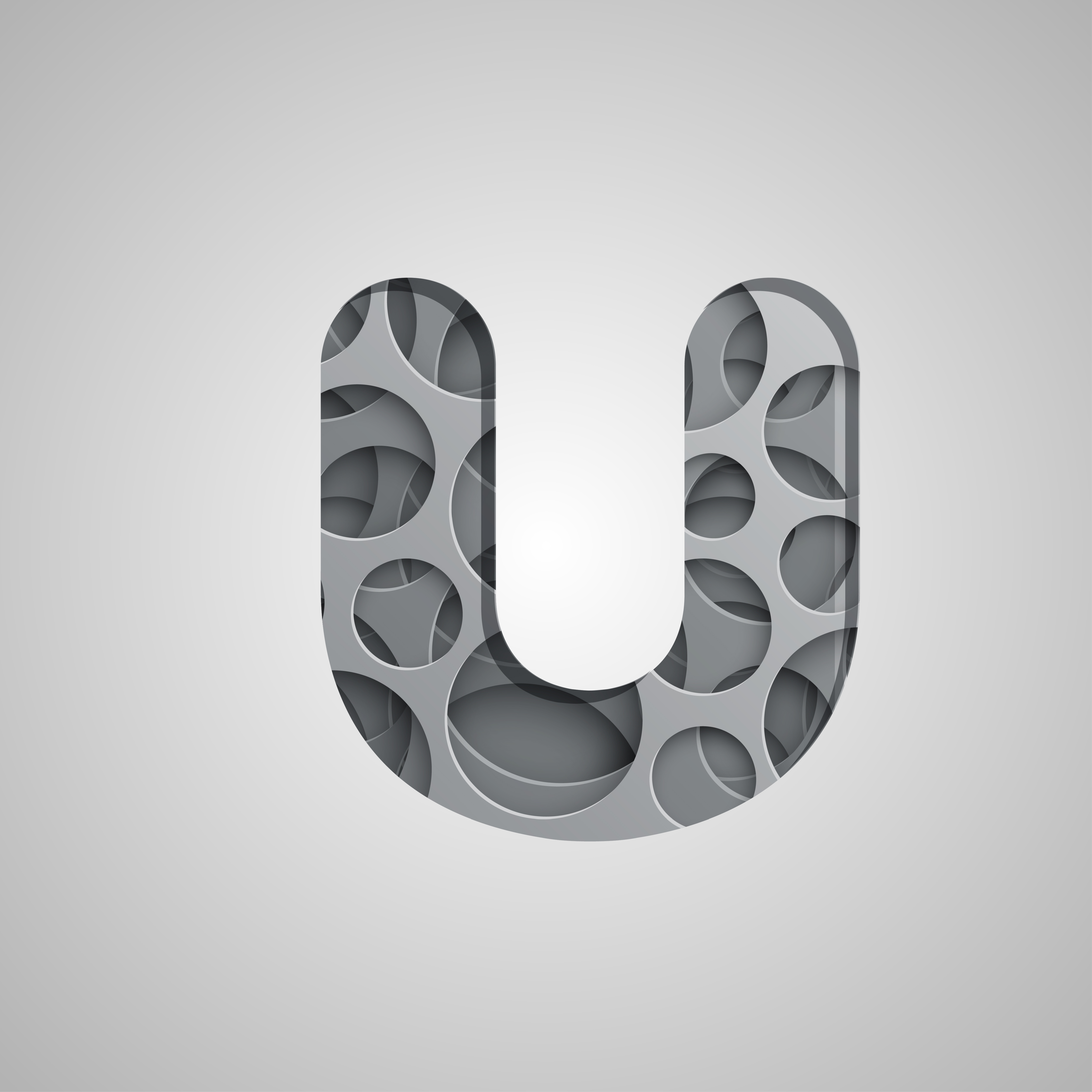 Download Layered 'hole' character from a fontset, vector 315383 ...