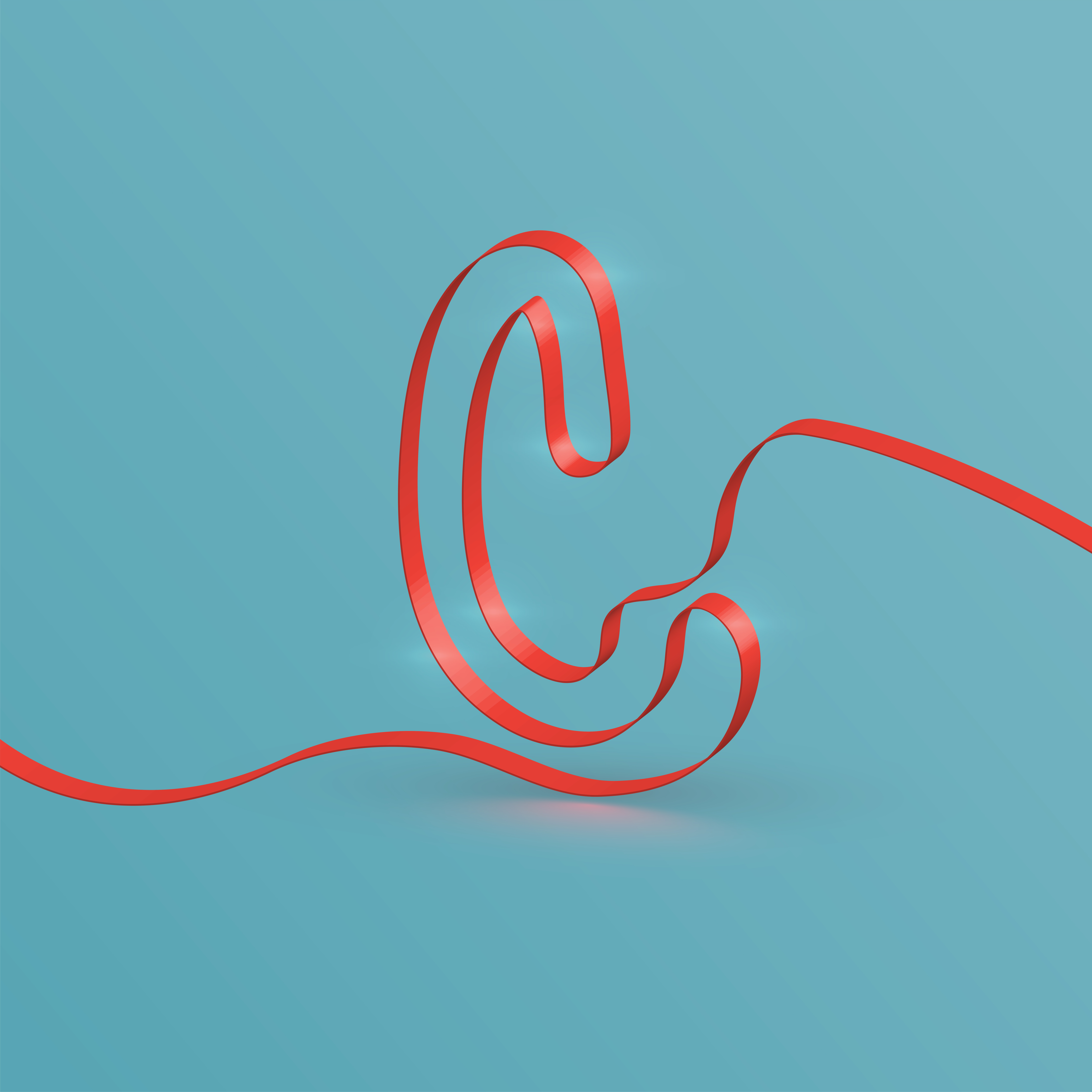 Realistic ribbon font from a typeset, vector 315482 Vector Art at Vecteezy