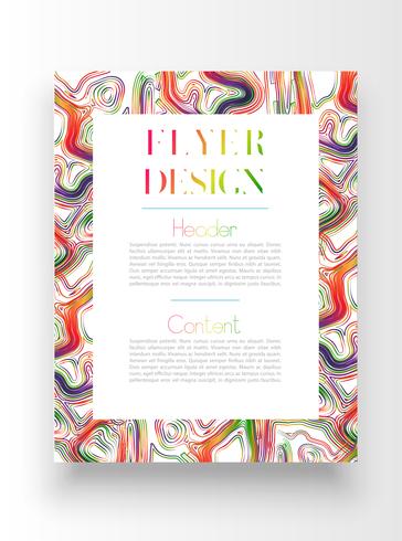 Colorful templateposter design, vector