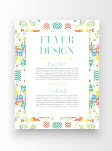 Colorful templateposter design, vector