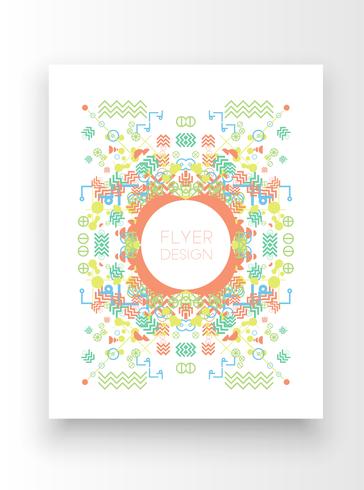 Colorful templateposter design, vector