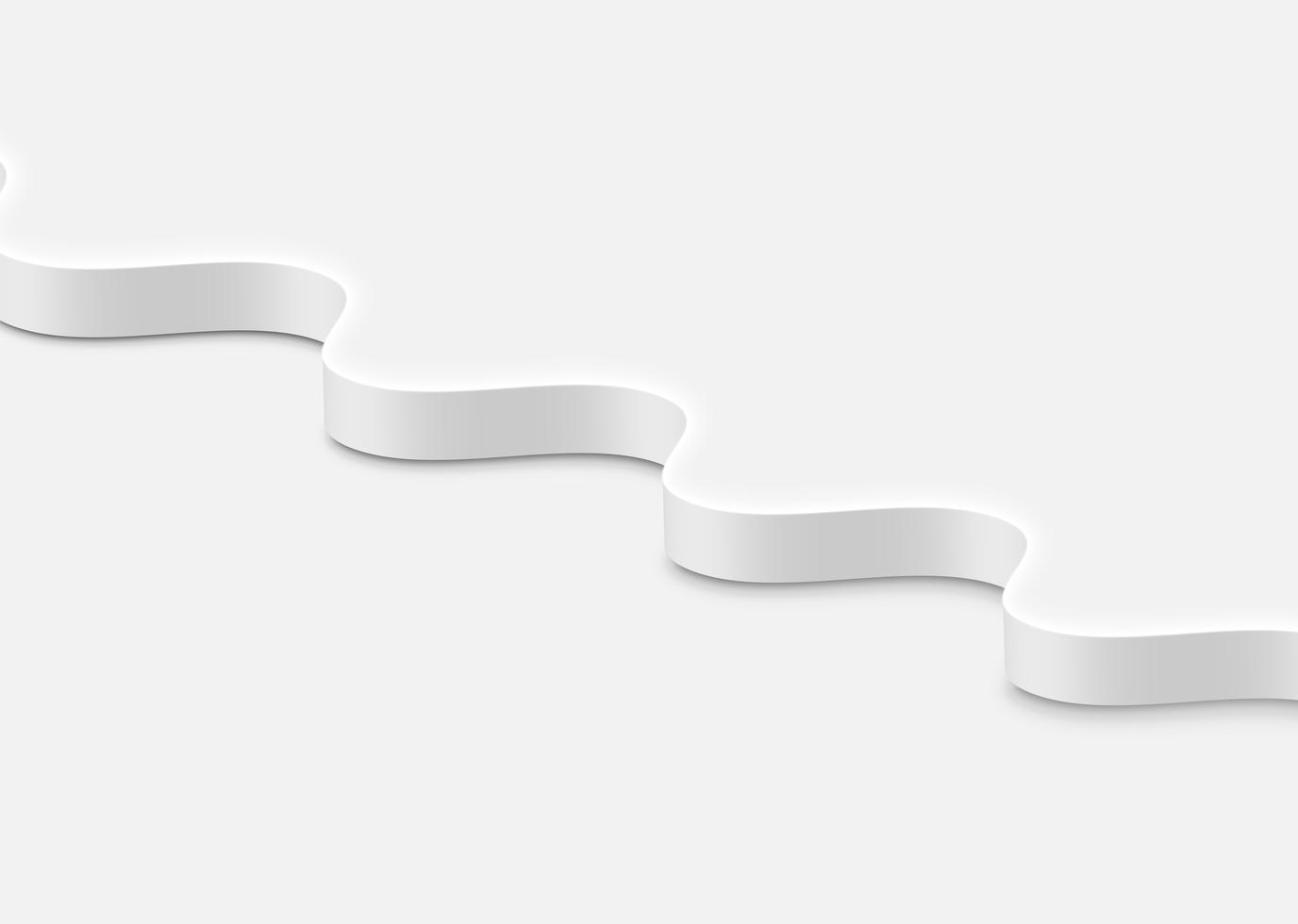 High-detailed abstract white waves, vector illustration 316678