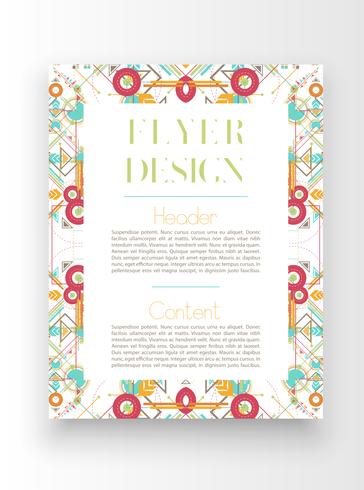 Colorful templateposter design, vector
