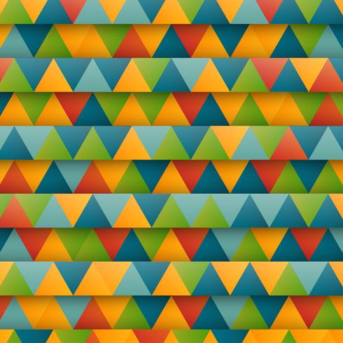 Abstract colorful triangles, vector