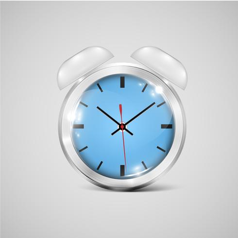 A realistic clock icon, vector