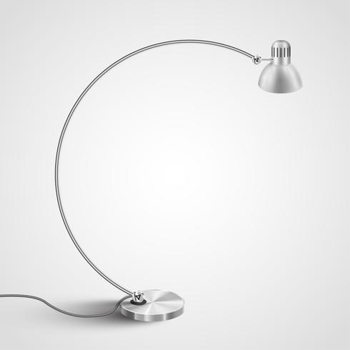 Design lamp for interiors, vector