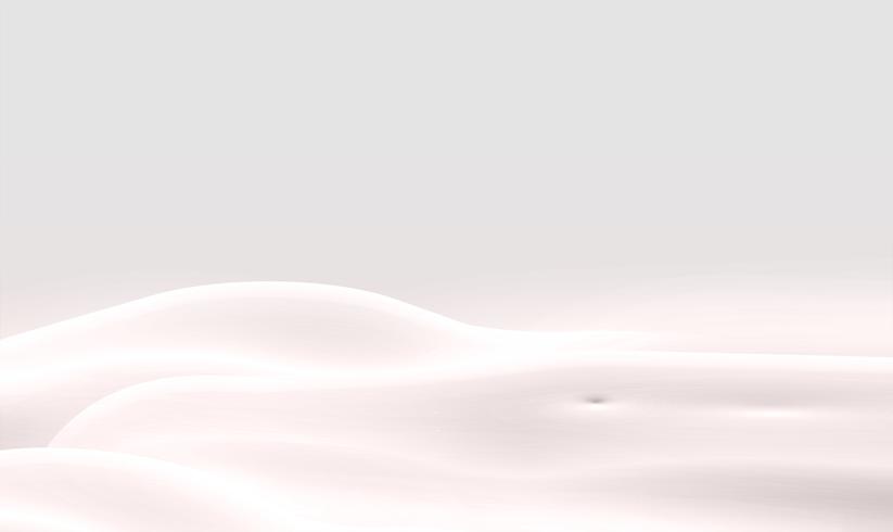 Snowy landscape, vector