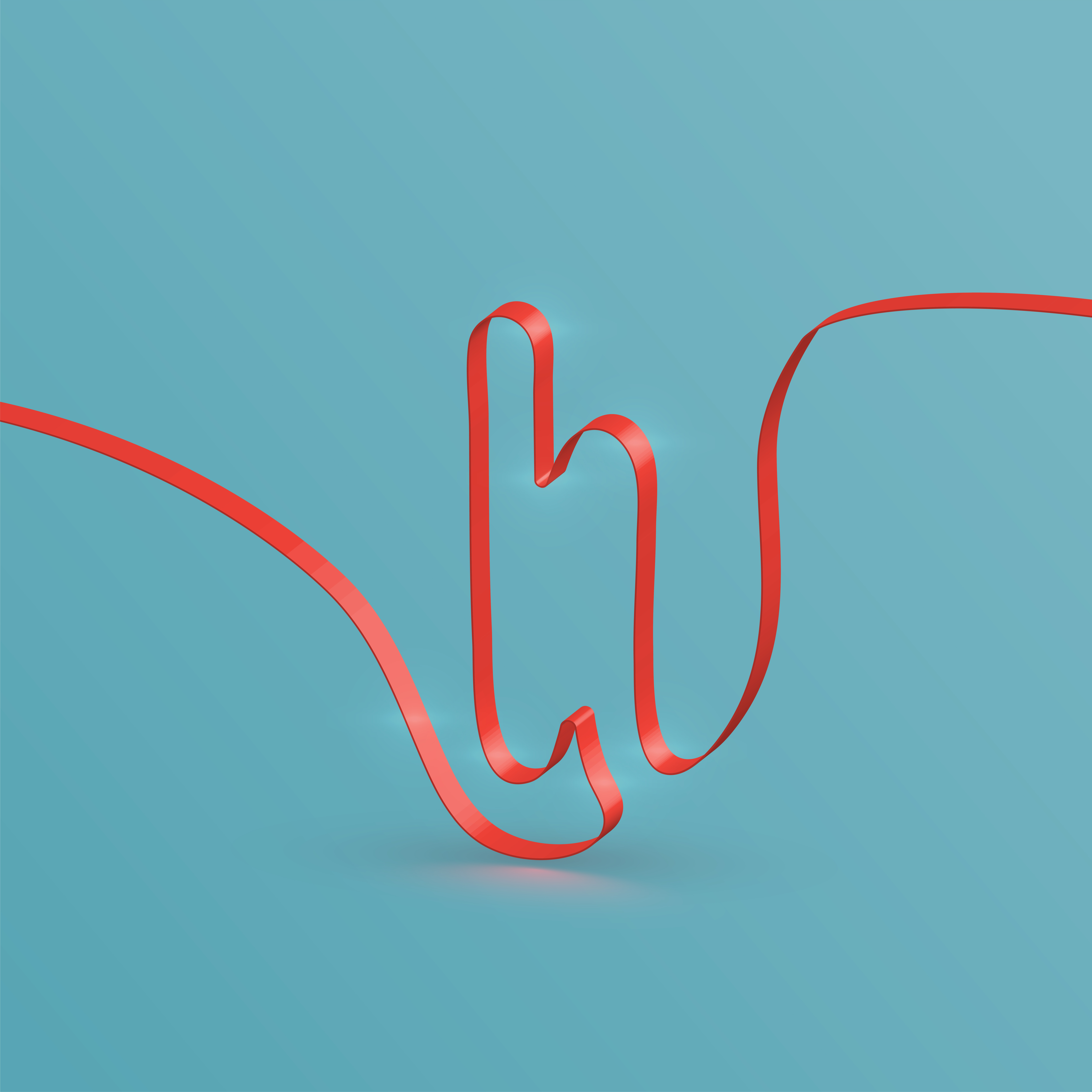 Realistic ribbon font from a typeset, vector 318413 Vector Art at Vecteezy