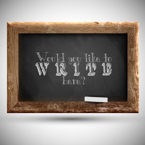 Blackboard, vector