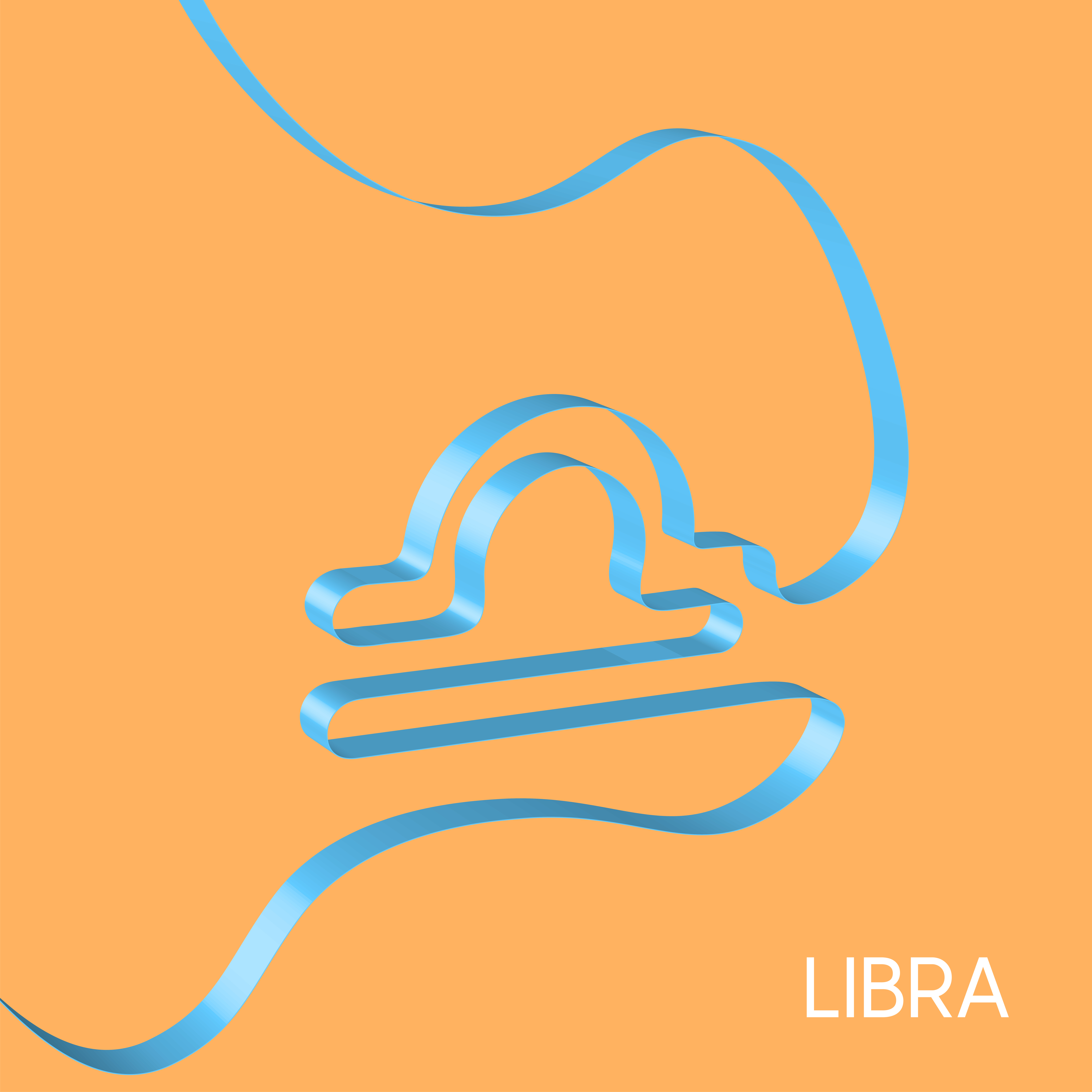 Colorful ribbon shapes a zodiac sign, vector 319048 Vector Art at Vecteezy