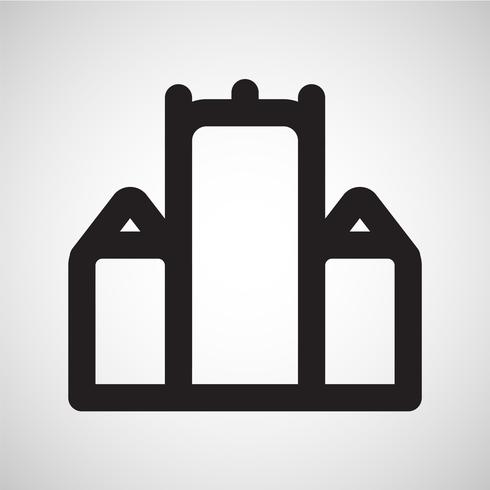 Accomodation icon, vector
