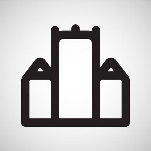 Accomodation icon, vector
