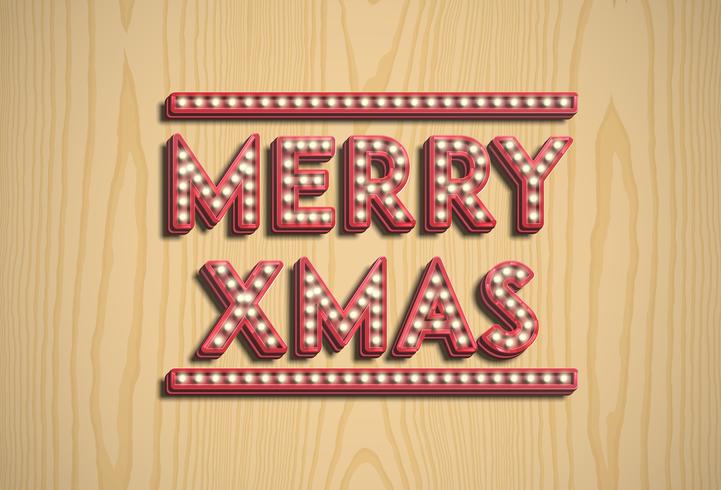 'Merry Christmas' font collection, vector