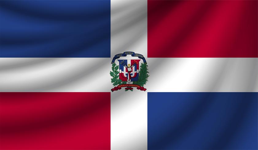 Realistic flag, vector illustration