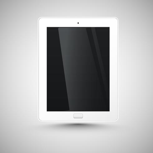 Realistic tablet, vector illustration
