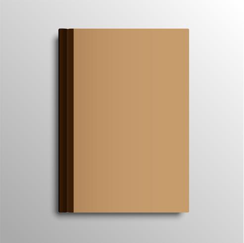 Cuaderno realista, ilustración vectorial vector