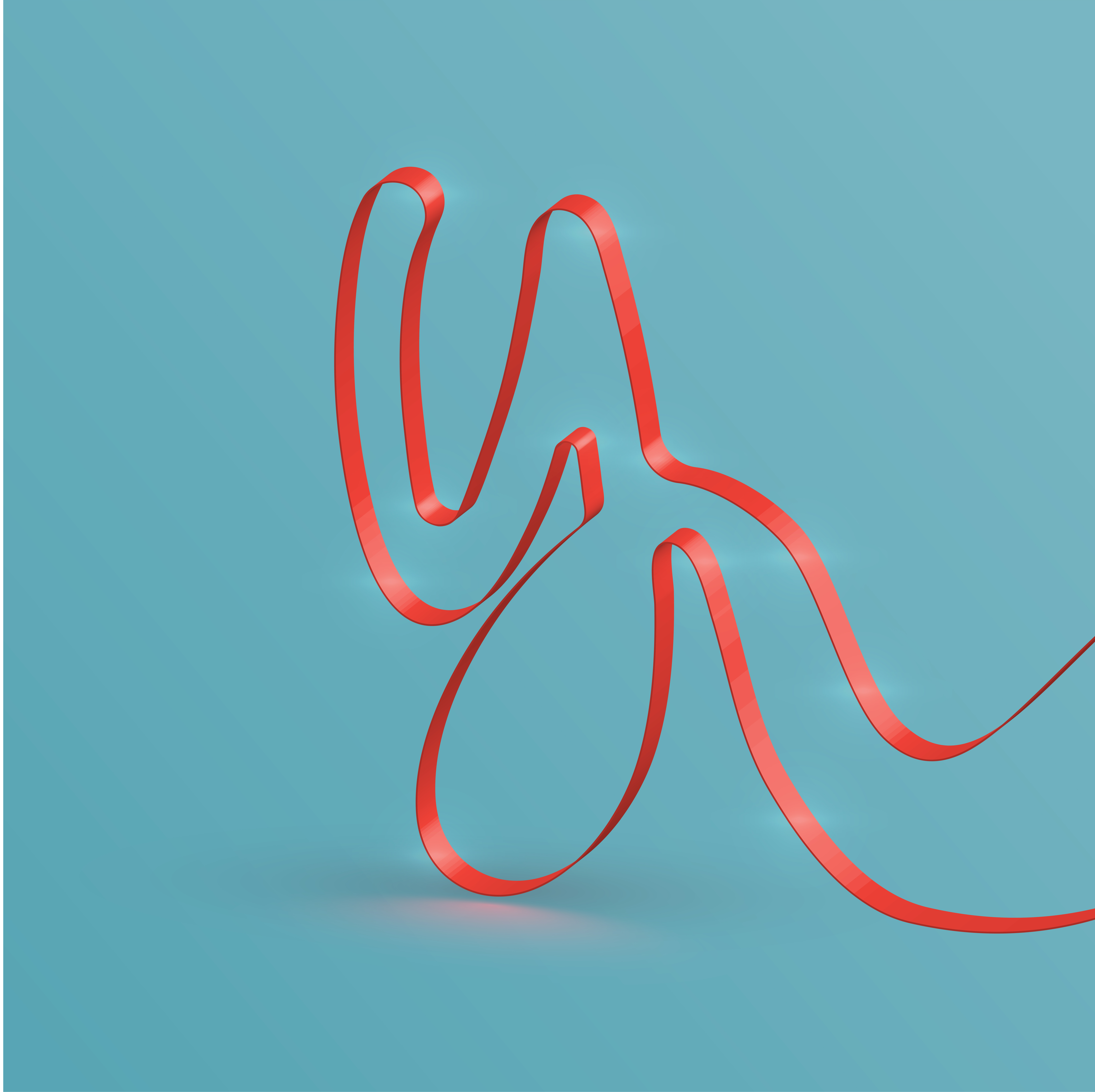 Realistic ribbon font from a typeset, vector 319526 Vector Art at Vecteezy