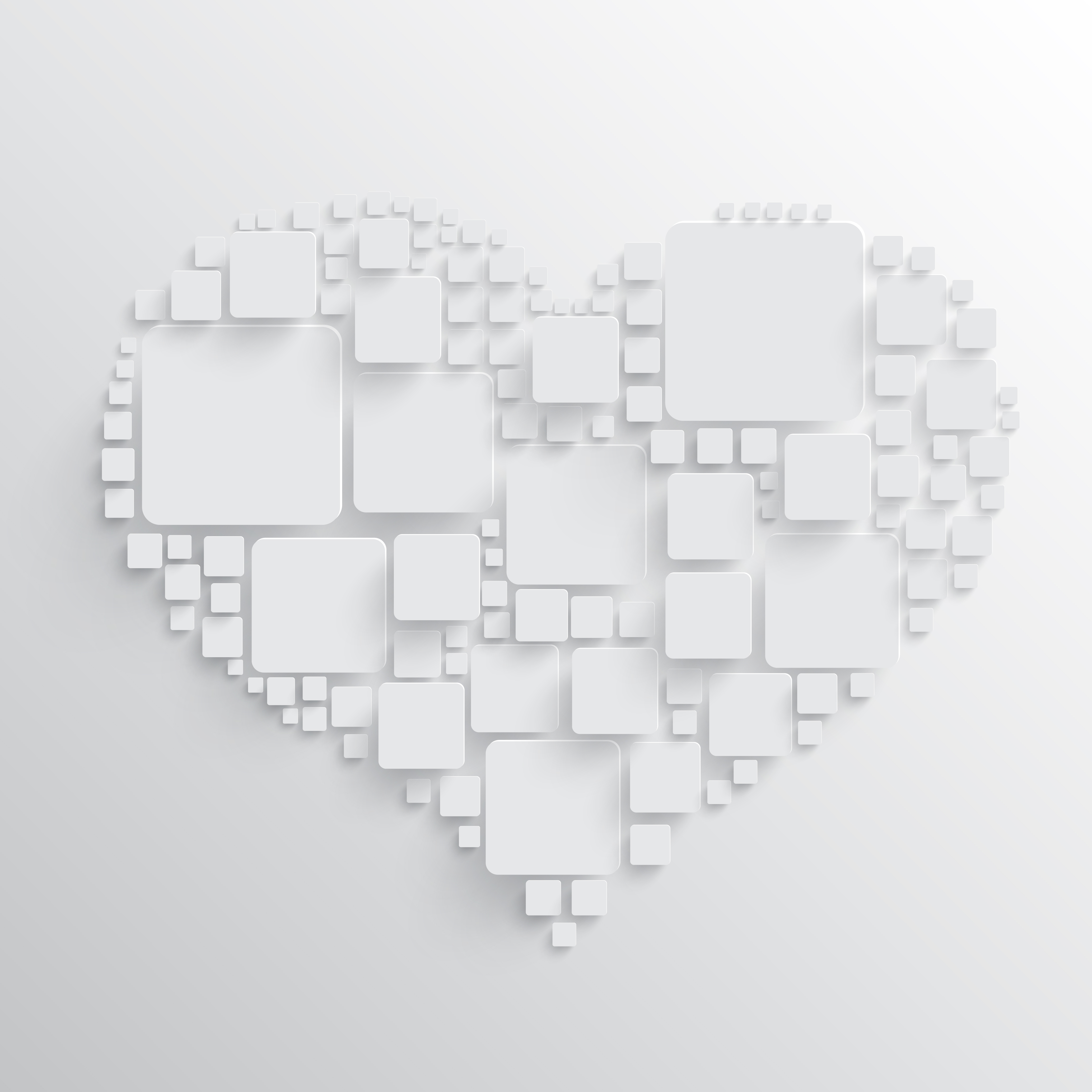 Heart with squares 319539 Vector Art at Vecteezy
