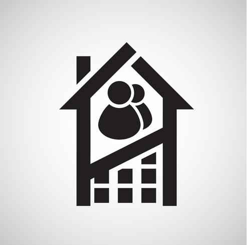 Accomodation icon, vector
