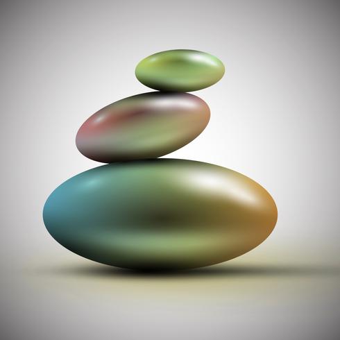 Spa stones, vector
