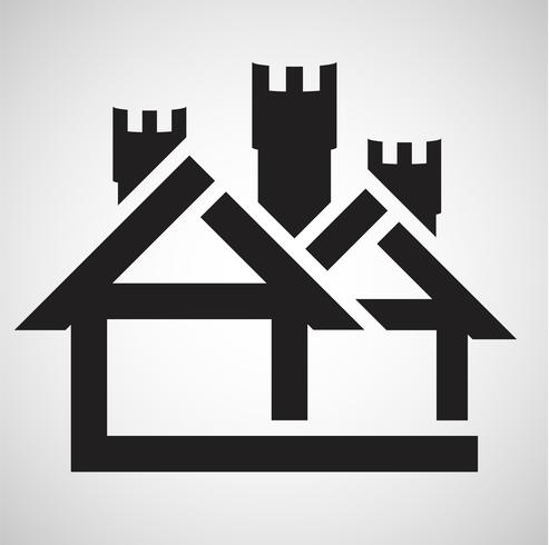 Accomodation icon, vector
