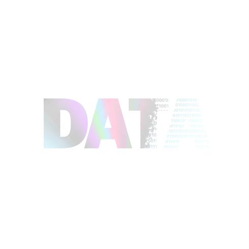 Data sign, vector
