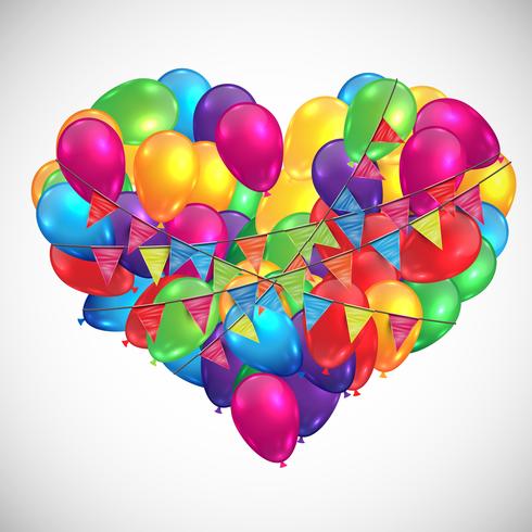 Illustration for birthday or any celebration, vector
