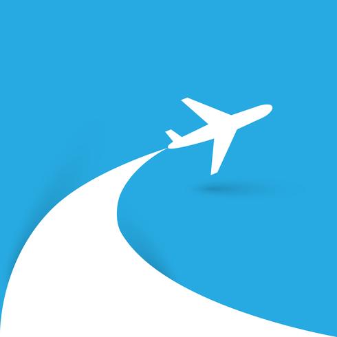 Travel around the World Plane icon
 vector