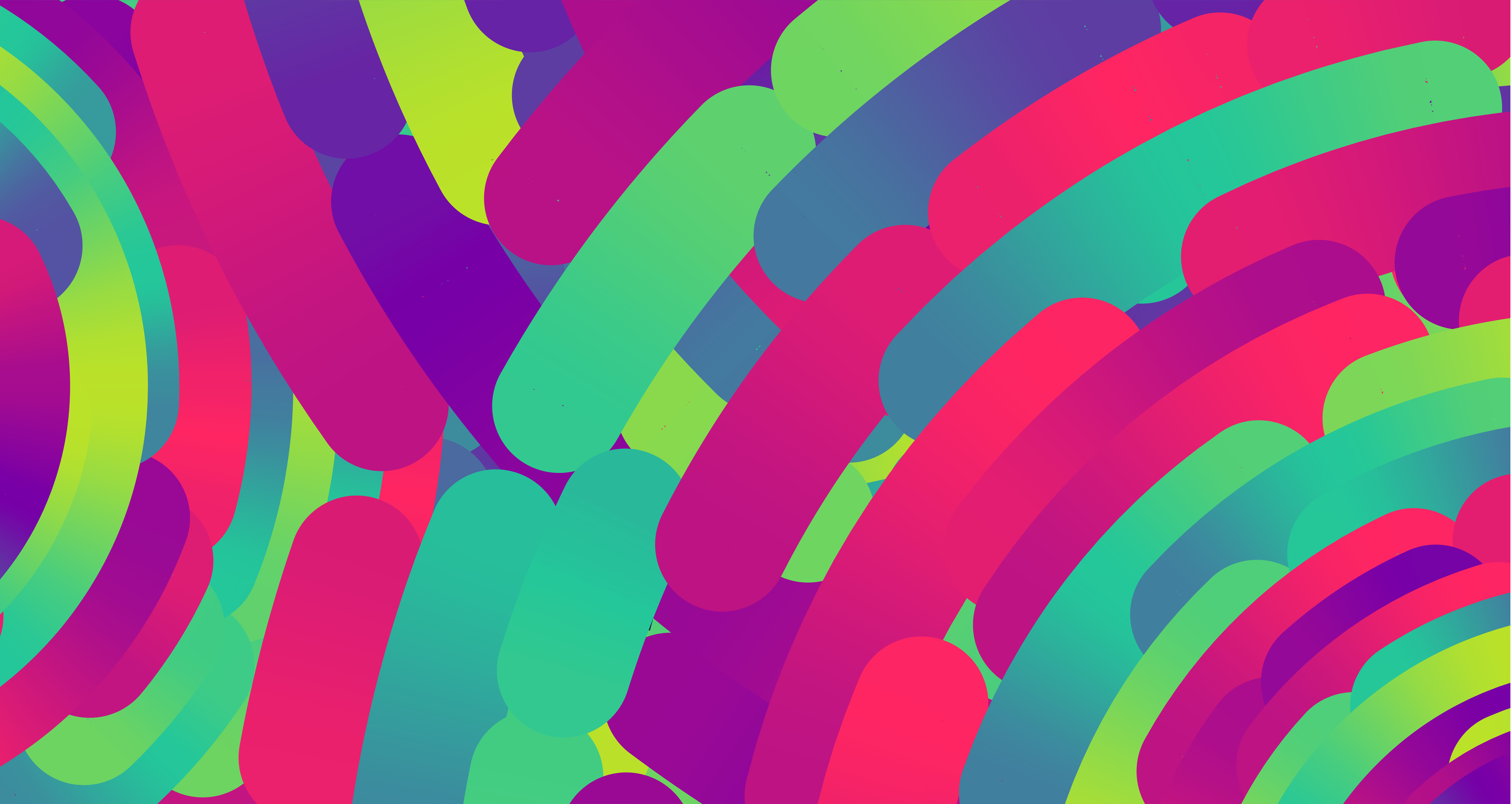 Fondo de círculos de colores neón, vector - Descargar ...