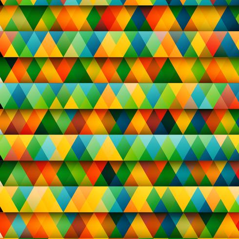 Abstract colorful triangles, vector