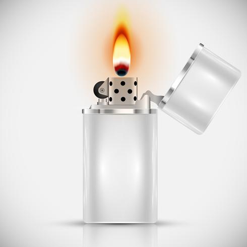 White lighter
 vector