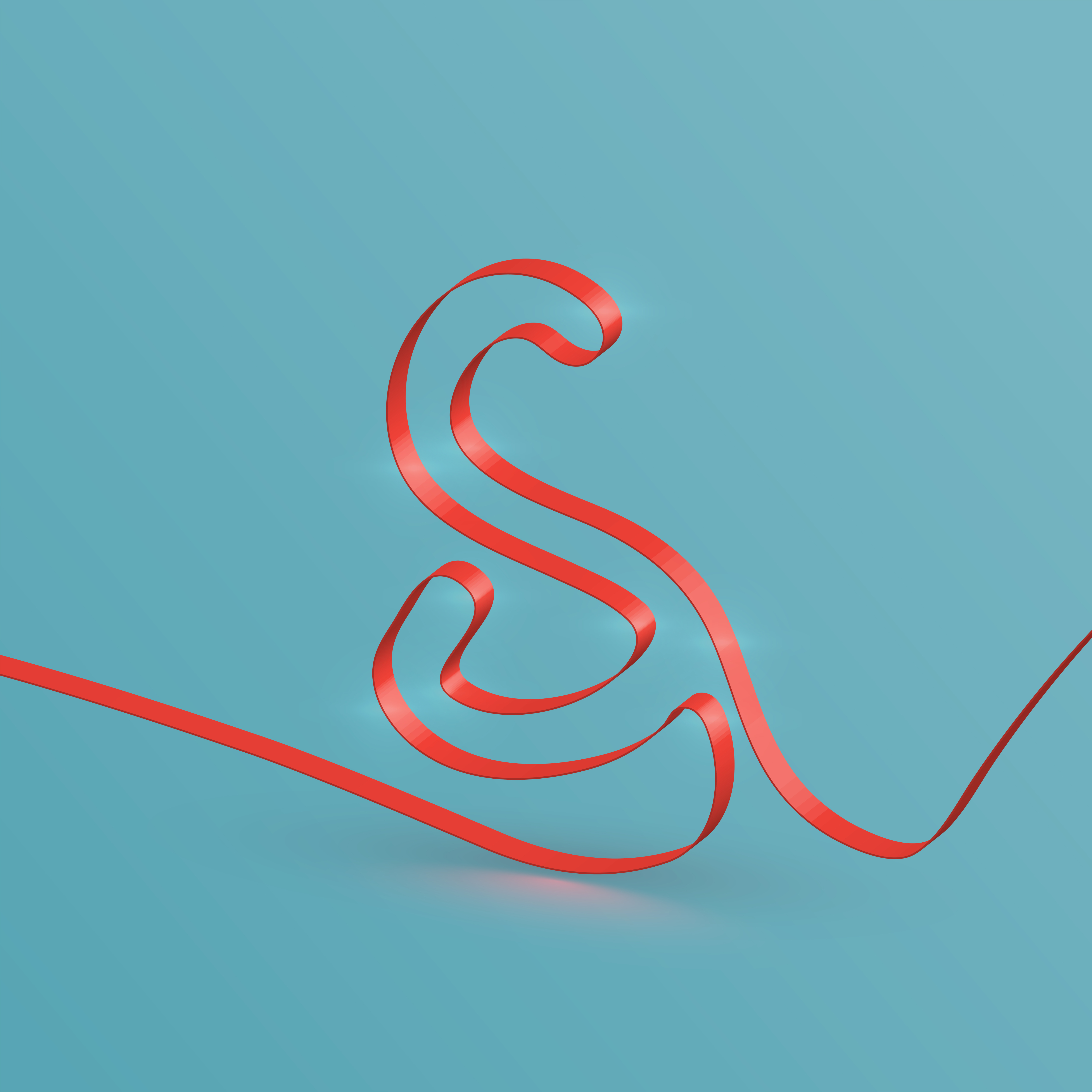 Realistic ribbon font from a typeset, vector 320667 Vector Art at Vecteezy