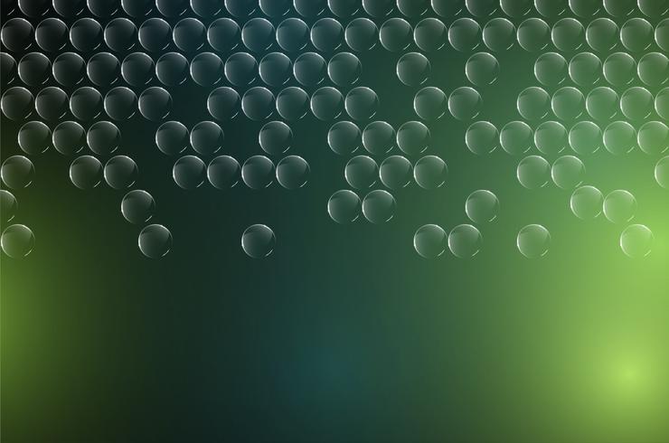 Abstract vector bubble background