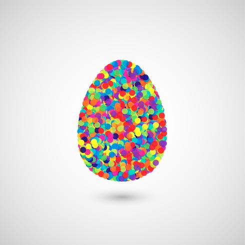 Colorful illustration for Easter, vector
