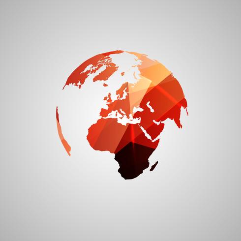 Abstract world vector symbol
